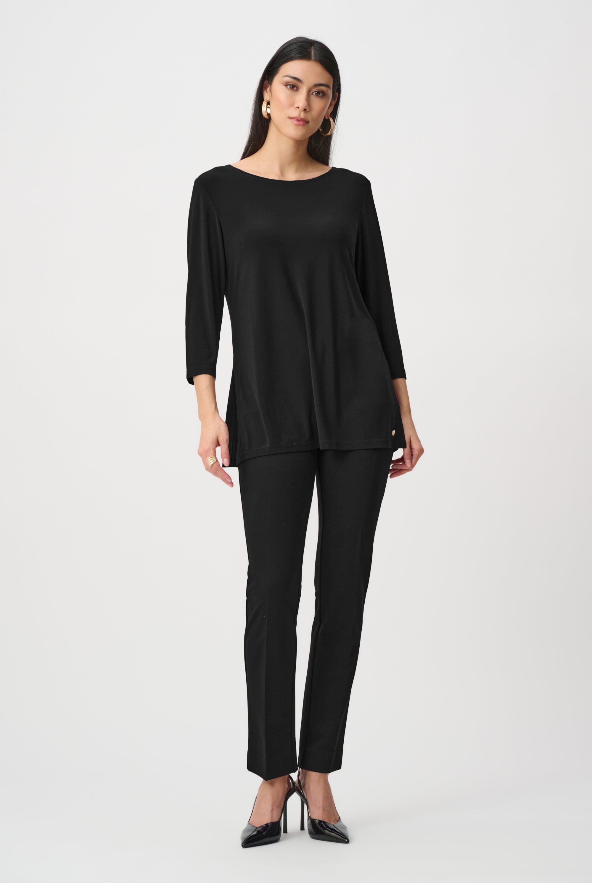 Silky Knit Straight Tunic