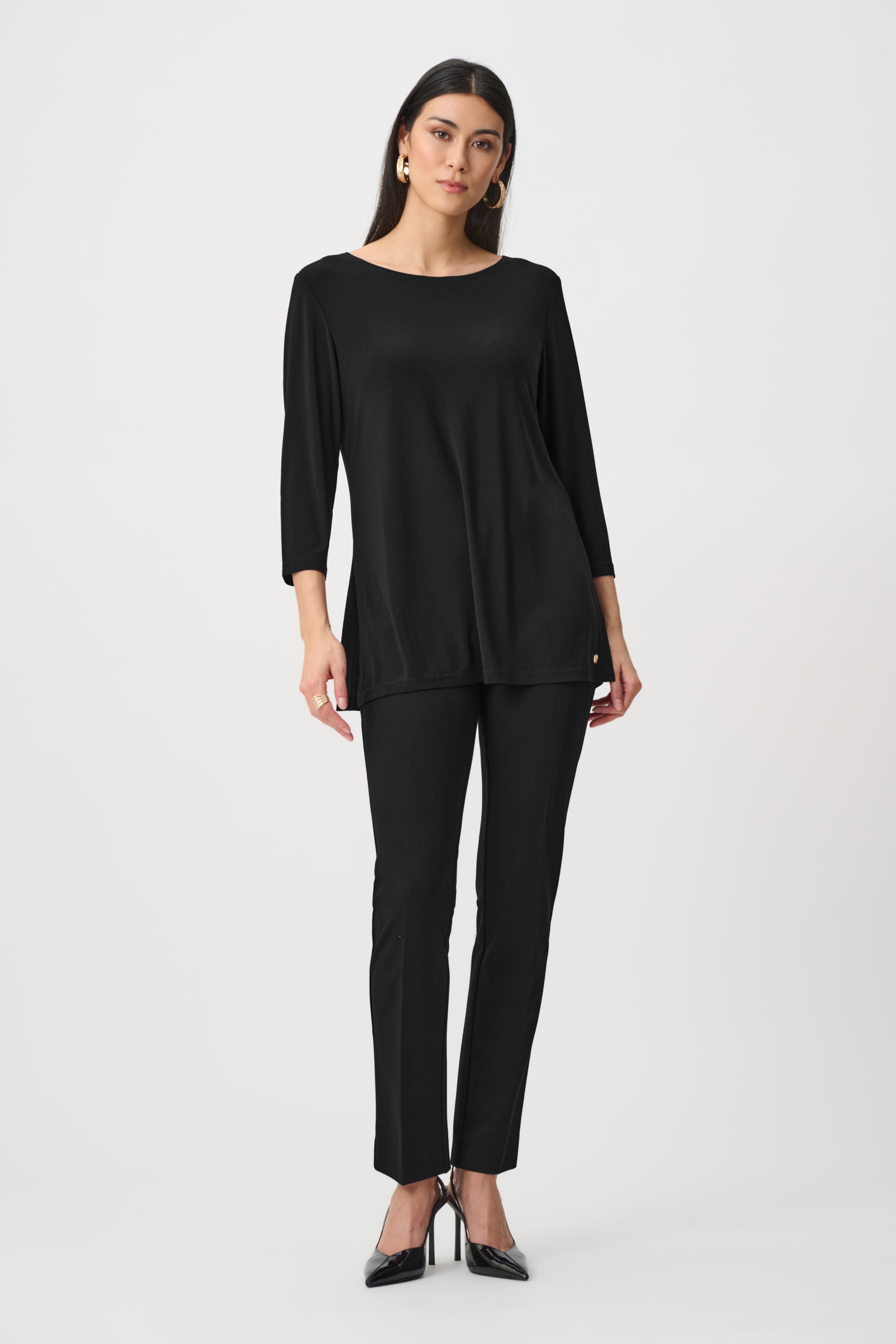 Silky Knit Straight Tunic