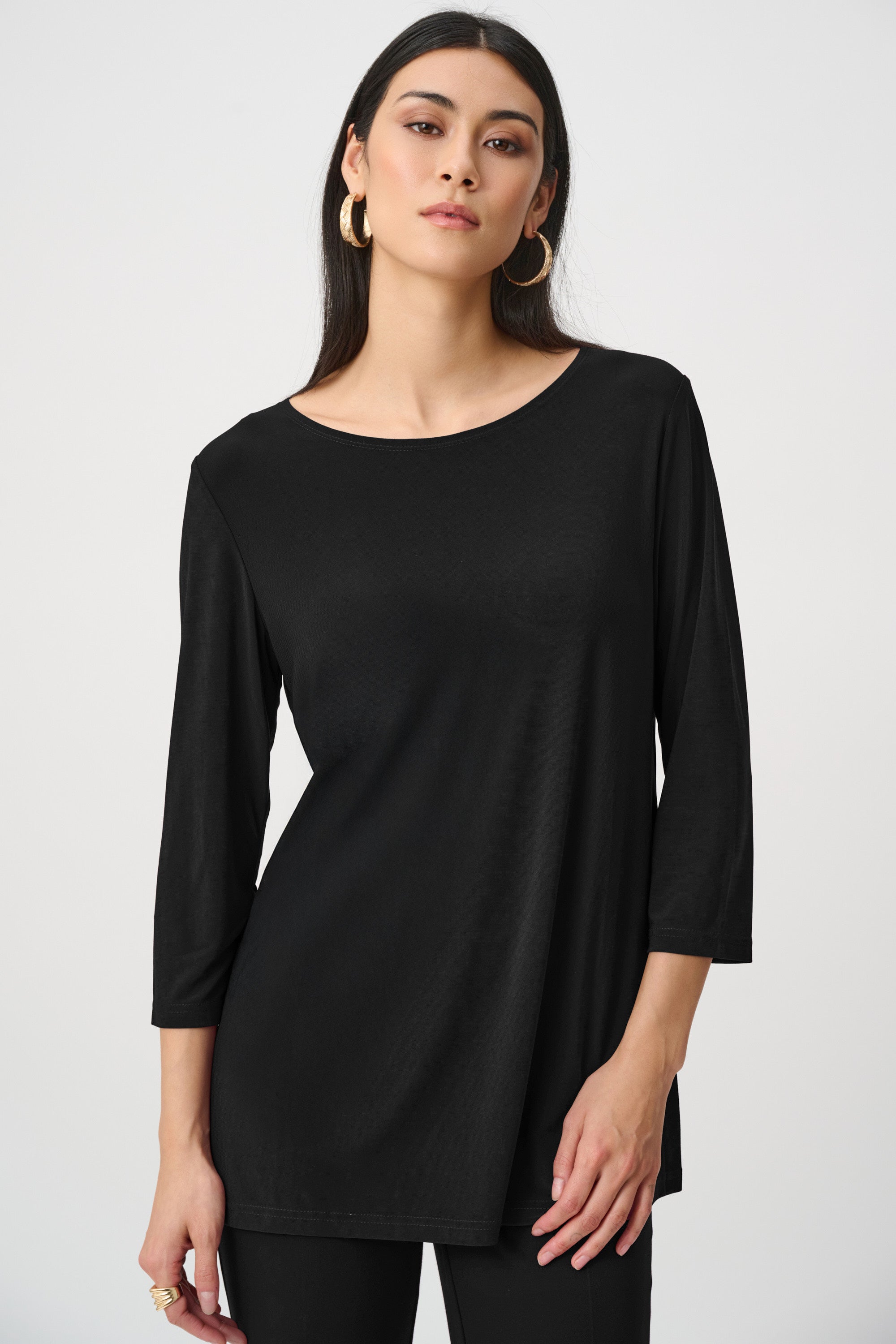 Silky Knit Straight Tunic