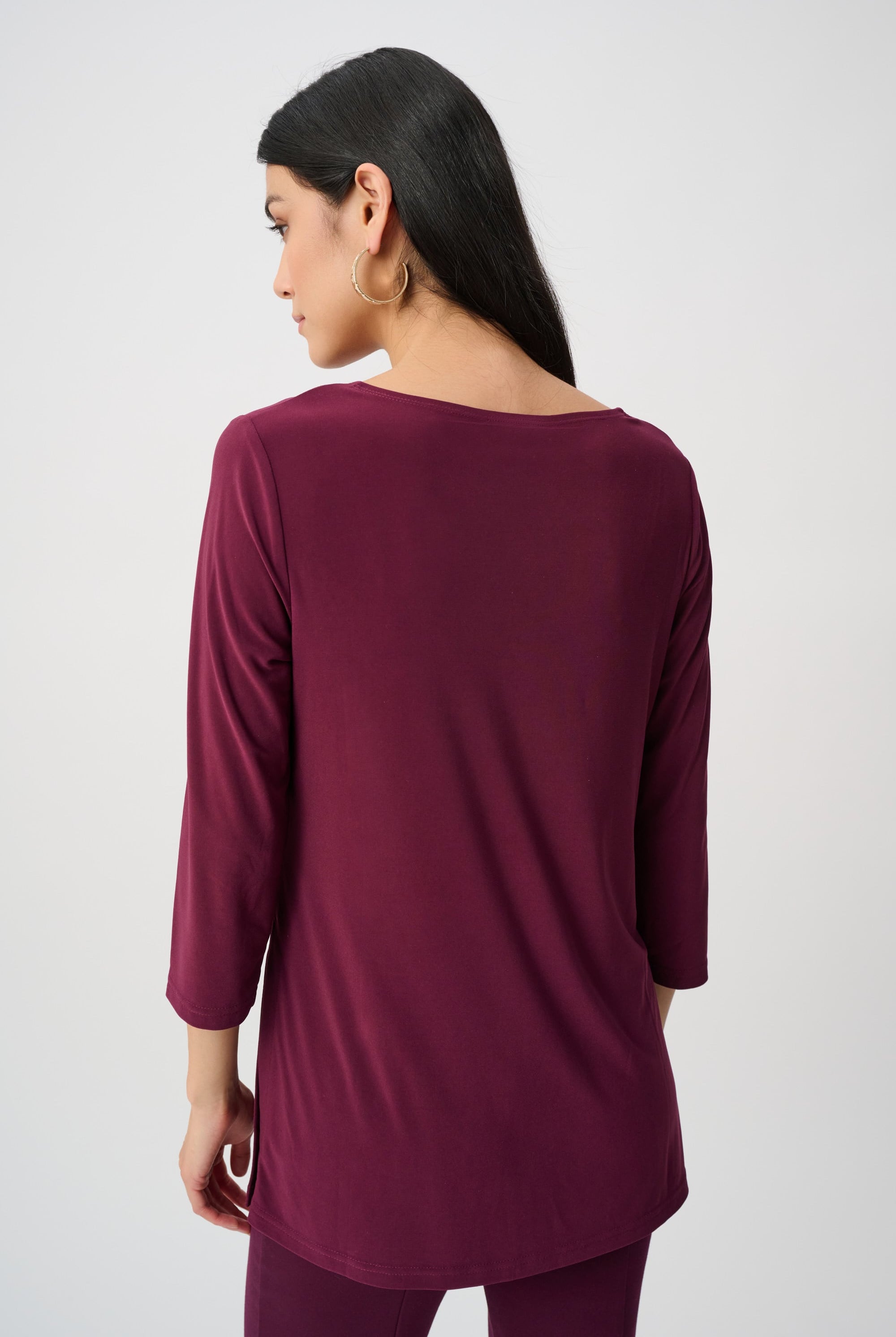 Silky Knit Straight Tunic