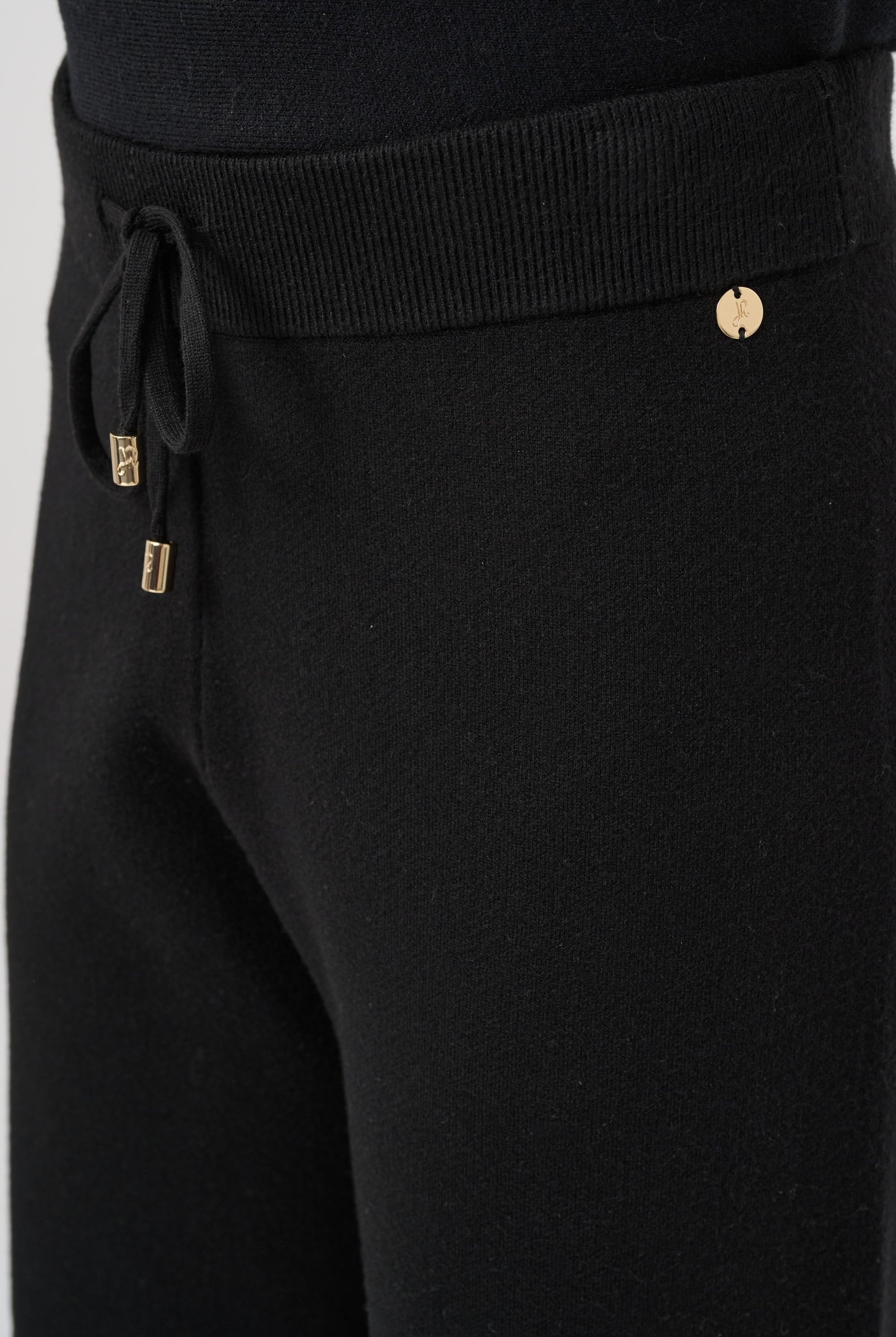 Brushed Viscose And Nylon Knit Pull-On Pants