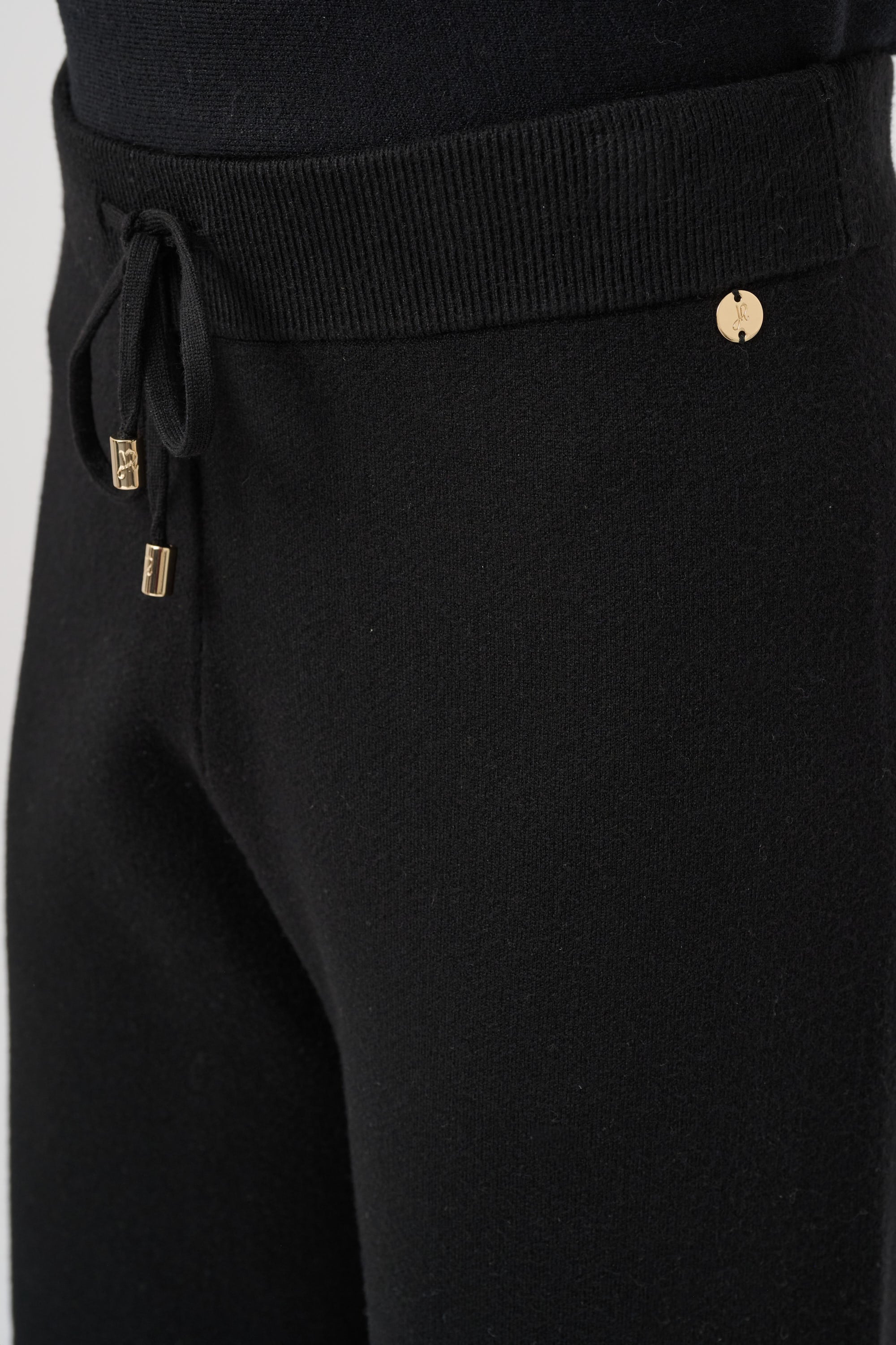 Brushed Viscose And Nylon Knit Pull-On Pants