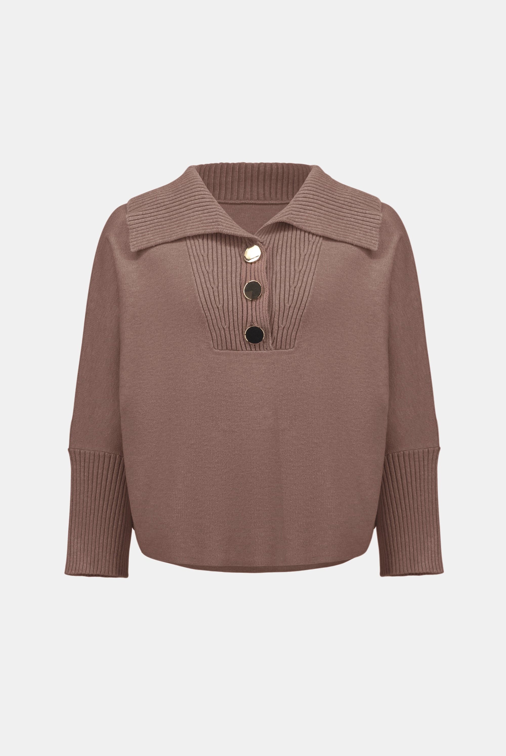 Brushed Viscose And Nylon Shawl-Neck Sweater