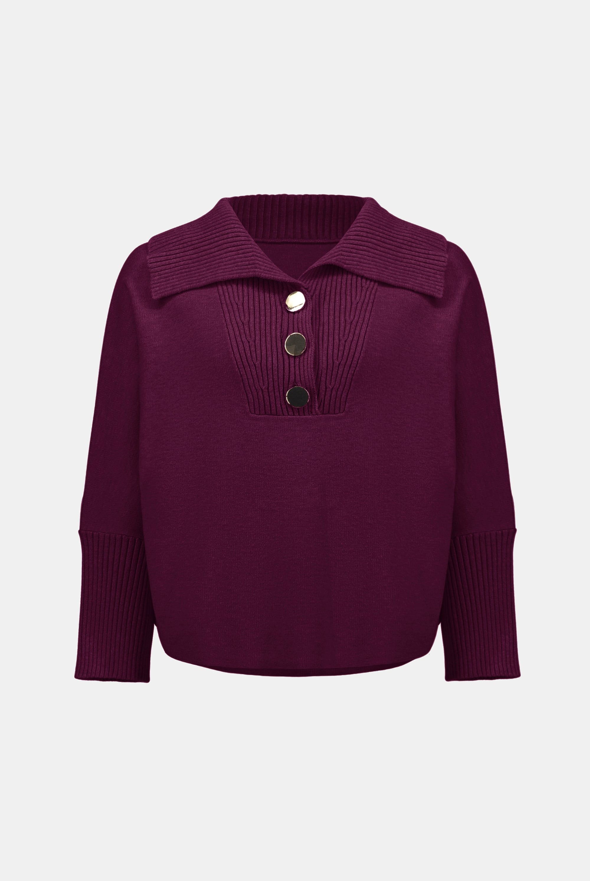 Brushed Viscose And Nylon Shawl-Neck Sweater