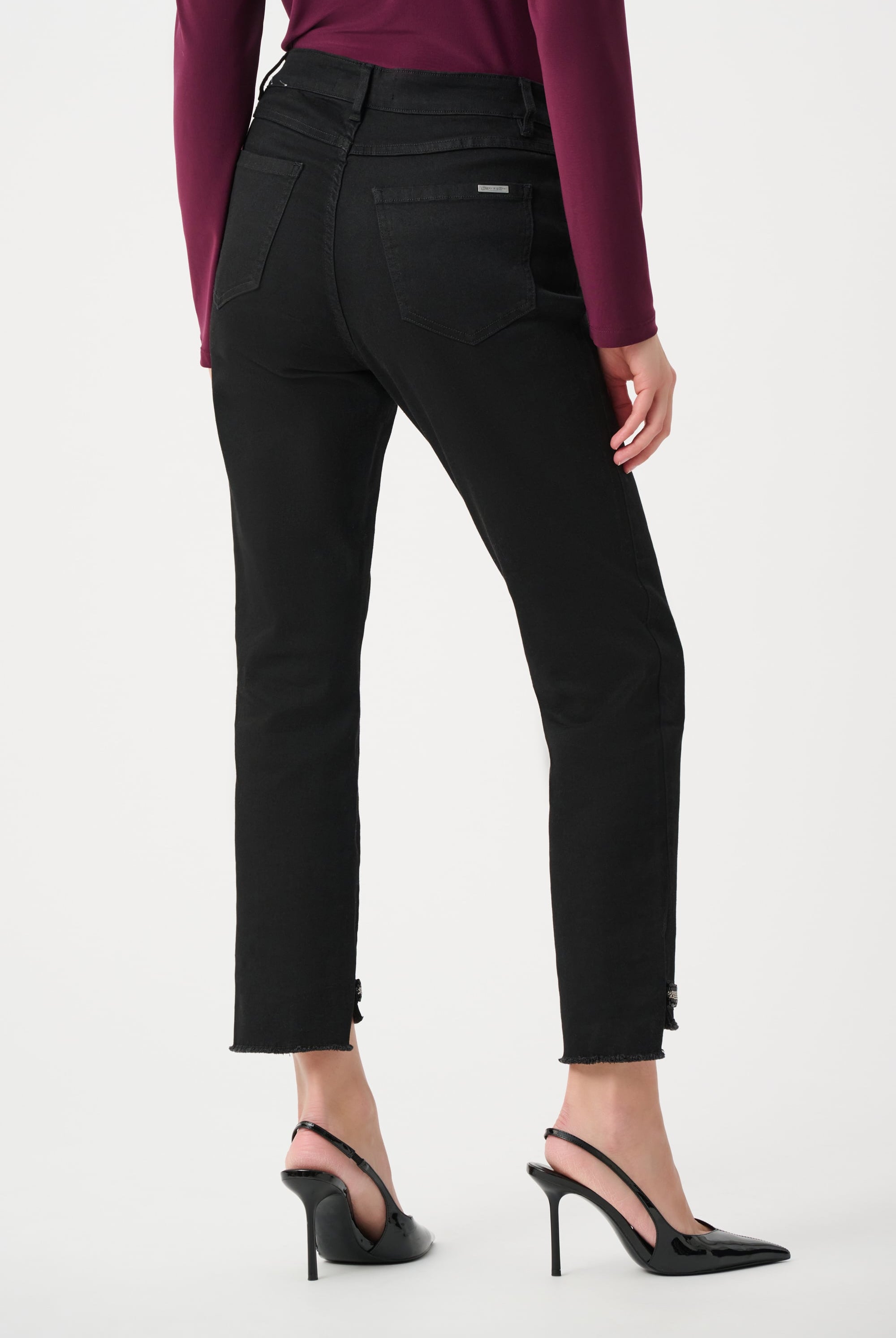 Repreve® Denim Slim Leg Classic Jeans With Bead Detail
