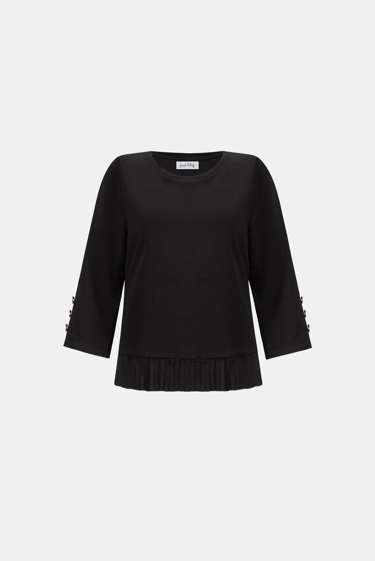 Joseph Ribkoff Pleated Trim Top-264015, view 5
