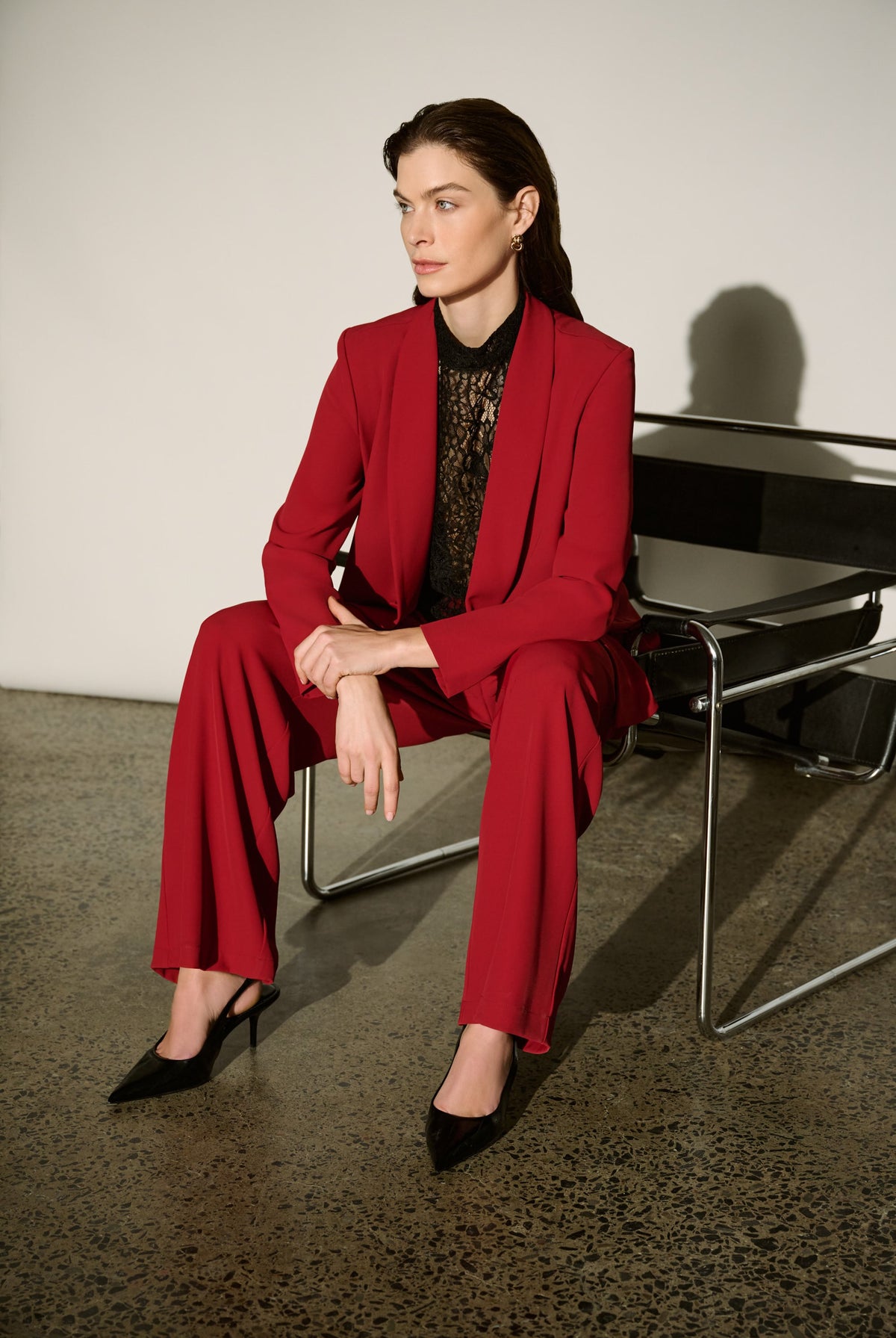 Joseph Ribkoff Double-Breasted Shawl Collar Blazer-264041, view 6