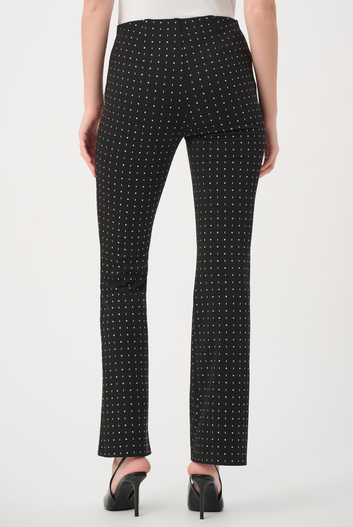 Joseph Ribkoff Dew Drop Textured Flared Pant-264077, view 4