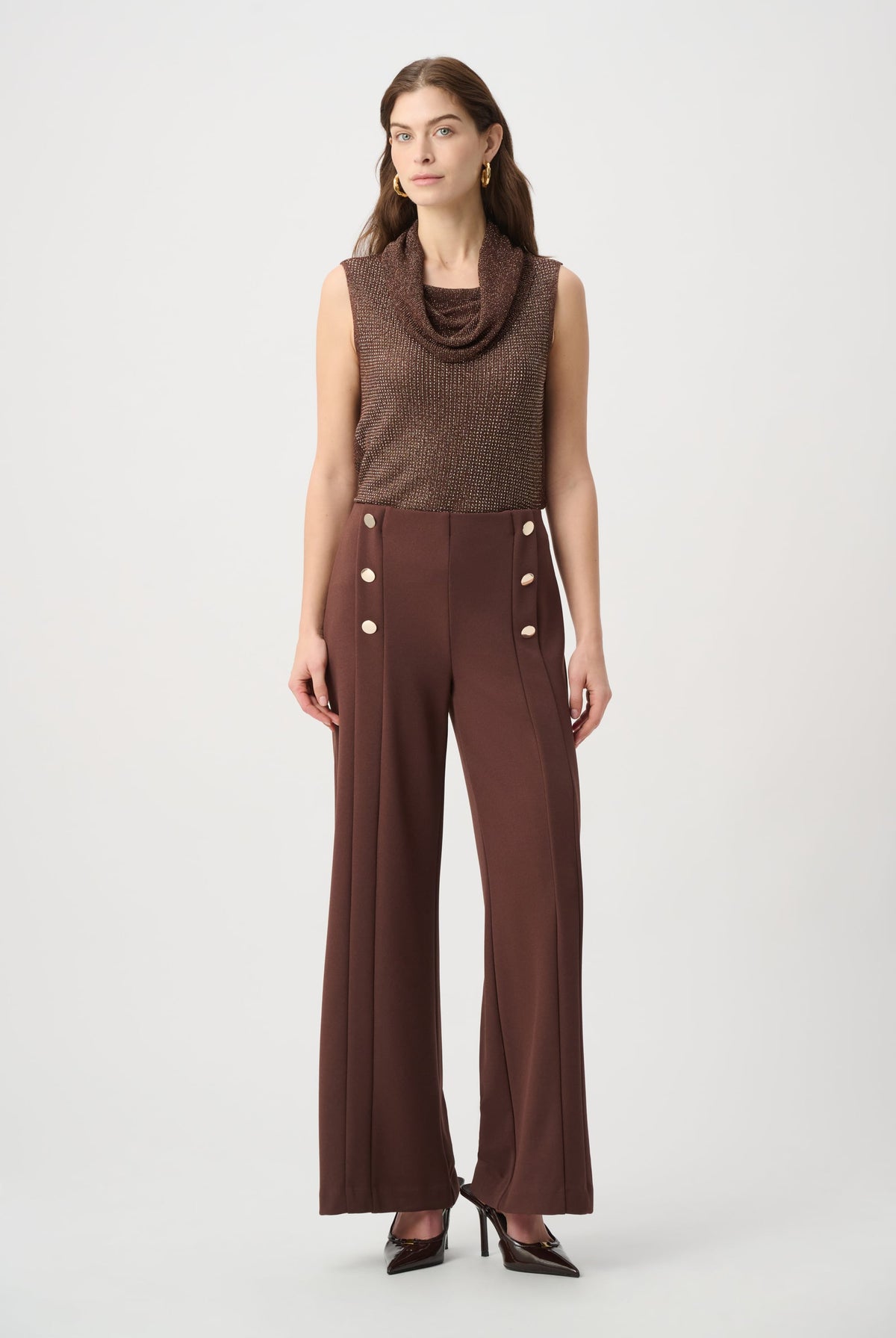 Joseph Ribkoff Sailor Wide-Leg Pants-264087, view 8