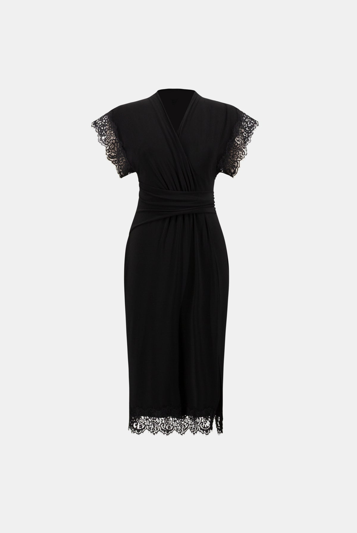 Joseph Ribkoff Lace-Trim Sheath Dress-264188, view 5