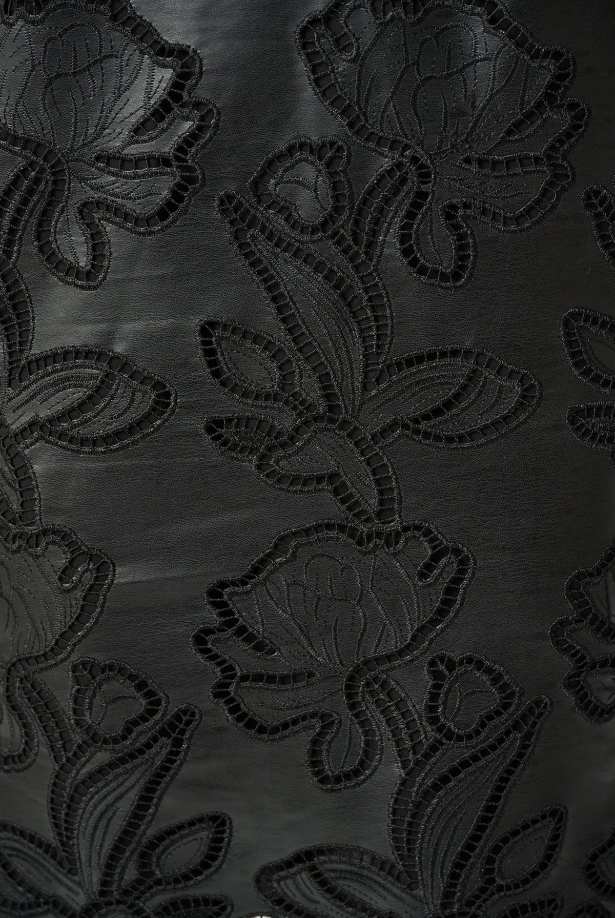 Joseph Ribkoff Faux Leather Embroidered Dress-264940, view 3