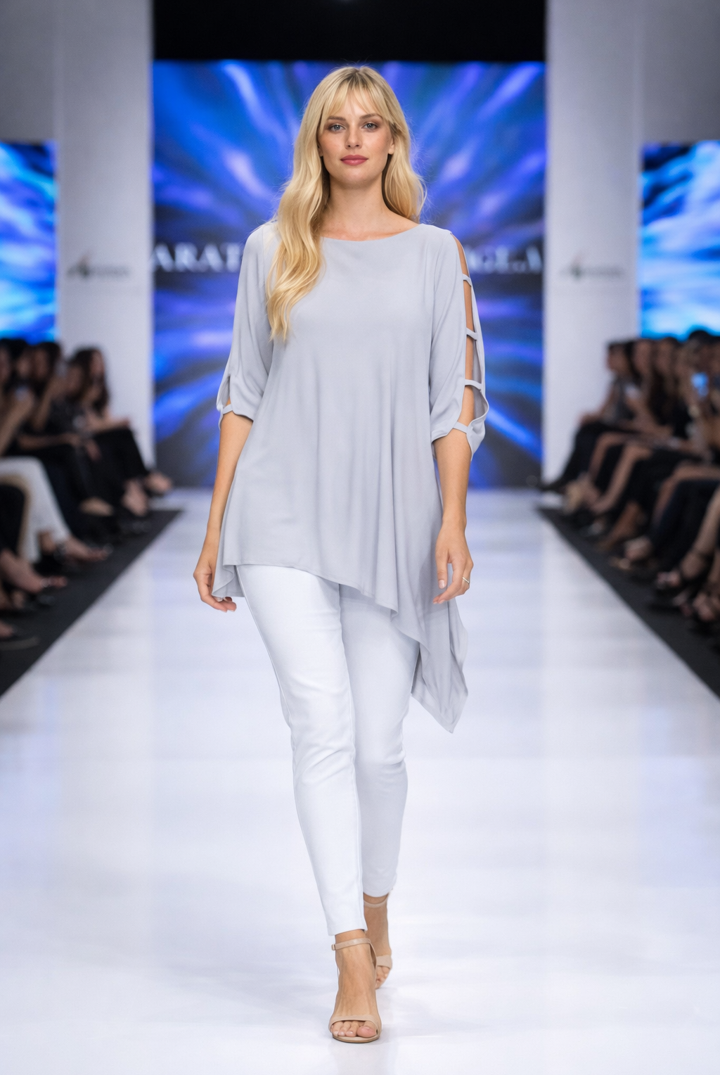 IC Collection Slotted Sleeve Tunic | Unique Apparel USA