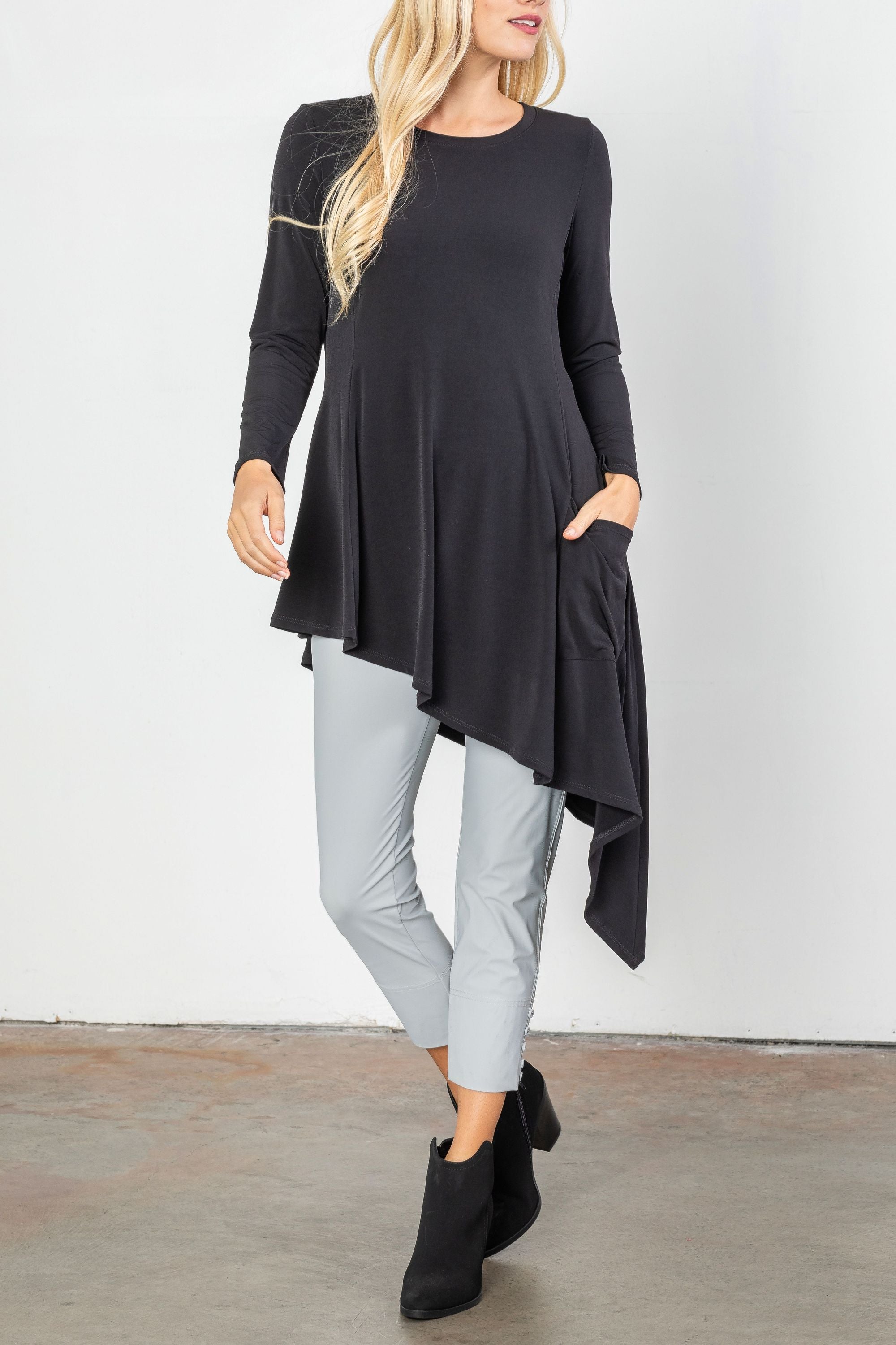 IC Collection Asymmetric Tunic-IC-2718T