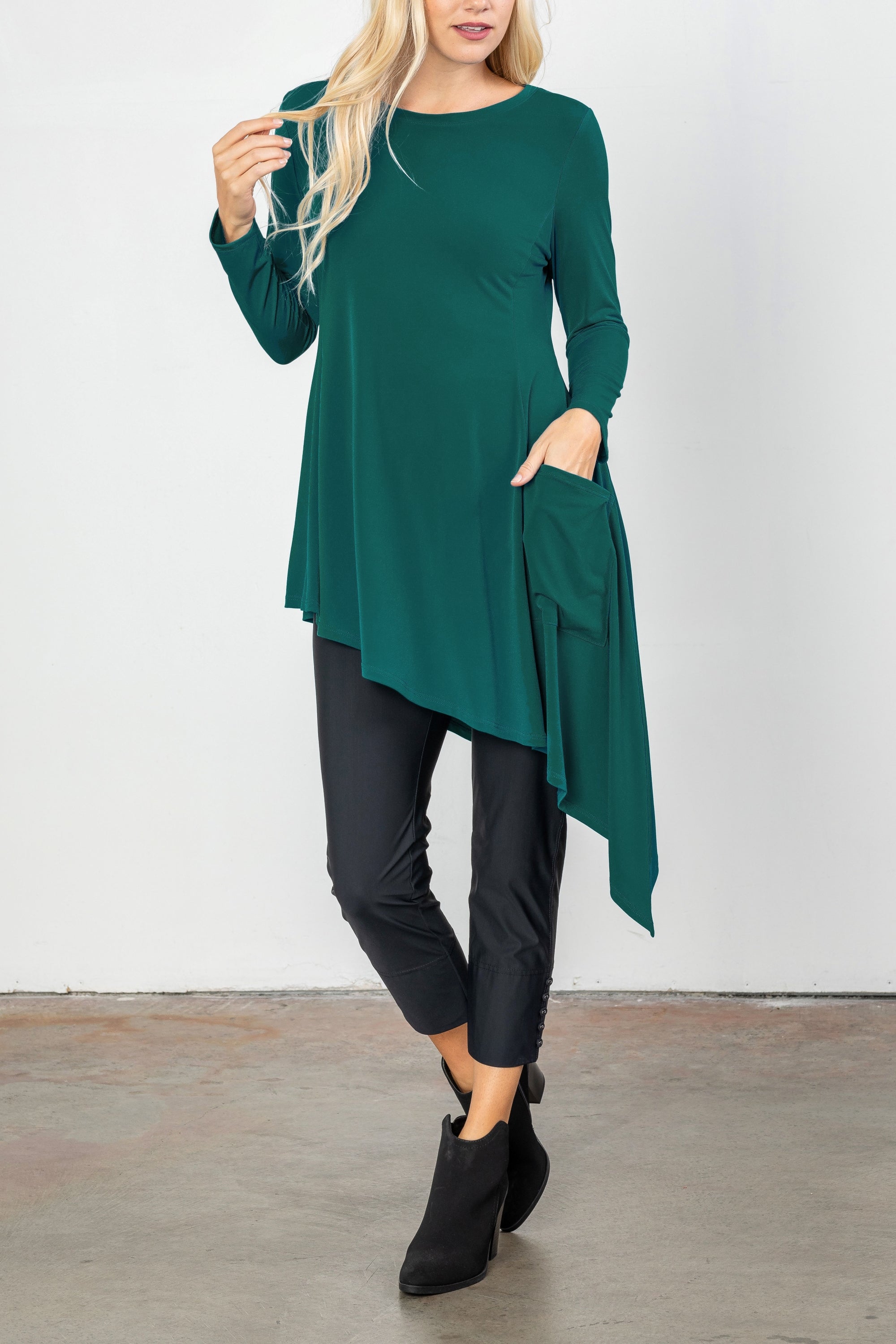 IC Collection Asymmetric Tunic-IC-2718T