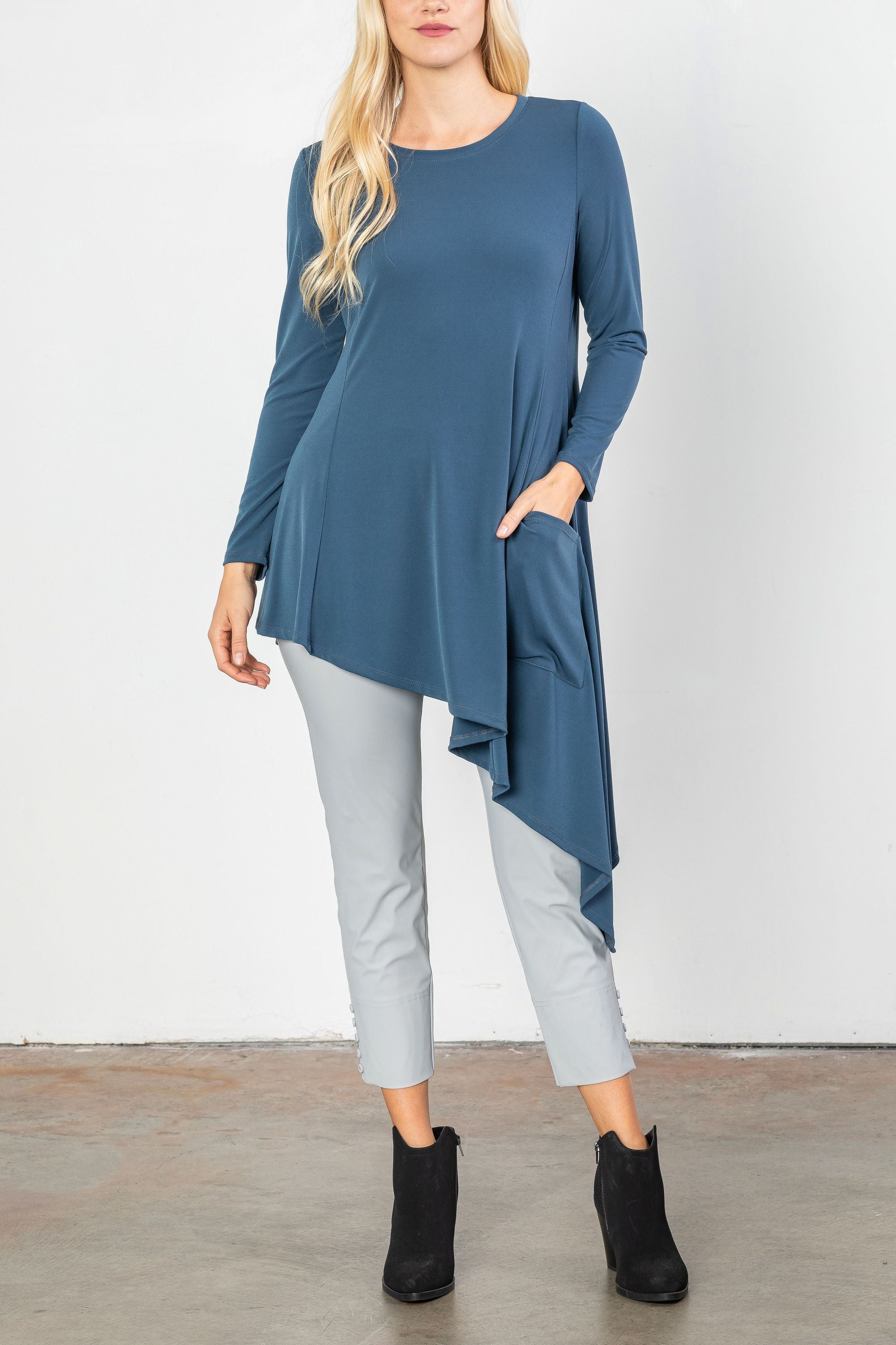 IC Collection Asymmetric Tunic-IC-2718T