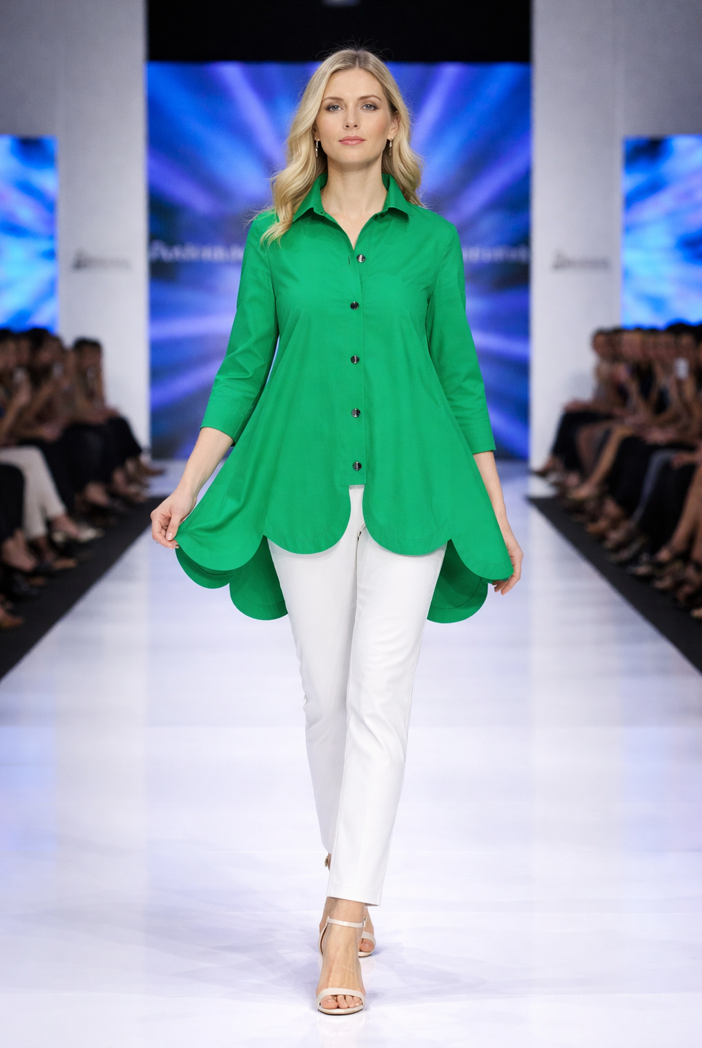 IC Collection Scalloped Top | Unique Apparel USA