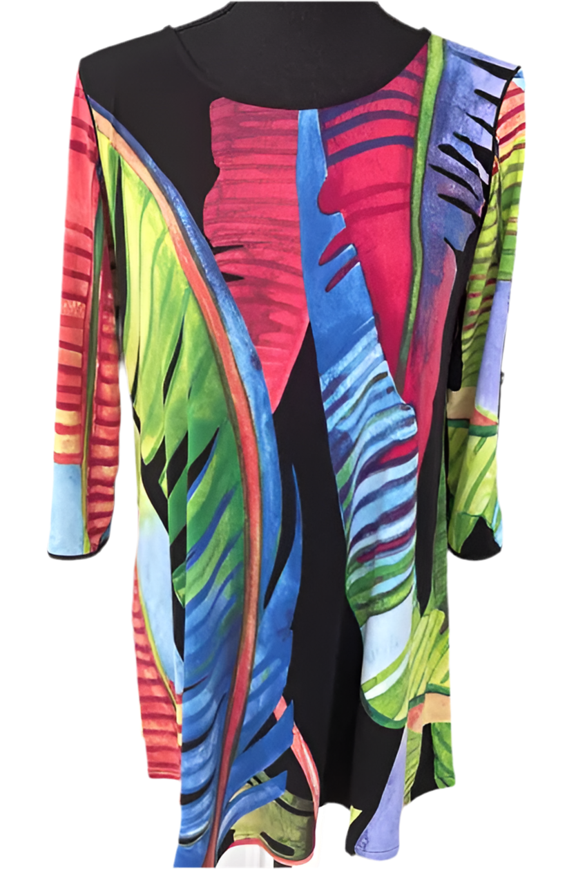 Eva Varro Molly Scoop Neck Tunic-T12700H-MOLLY