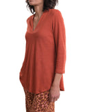 Alembika Knit V-Neck Top-ST375