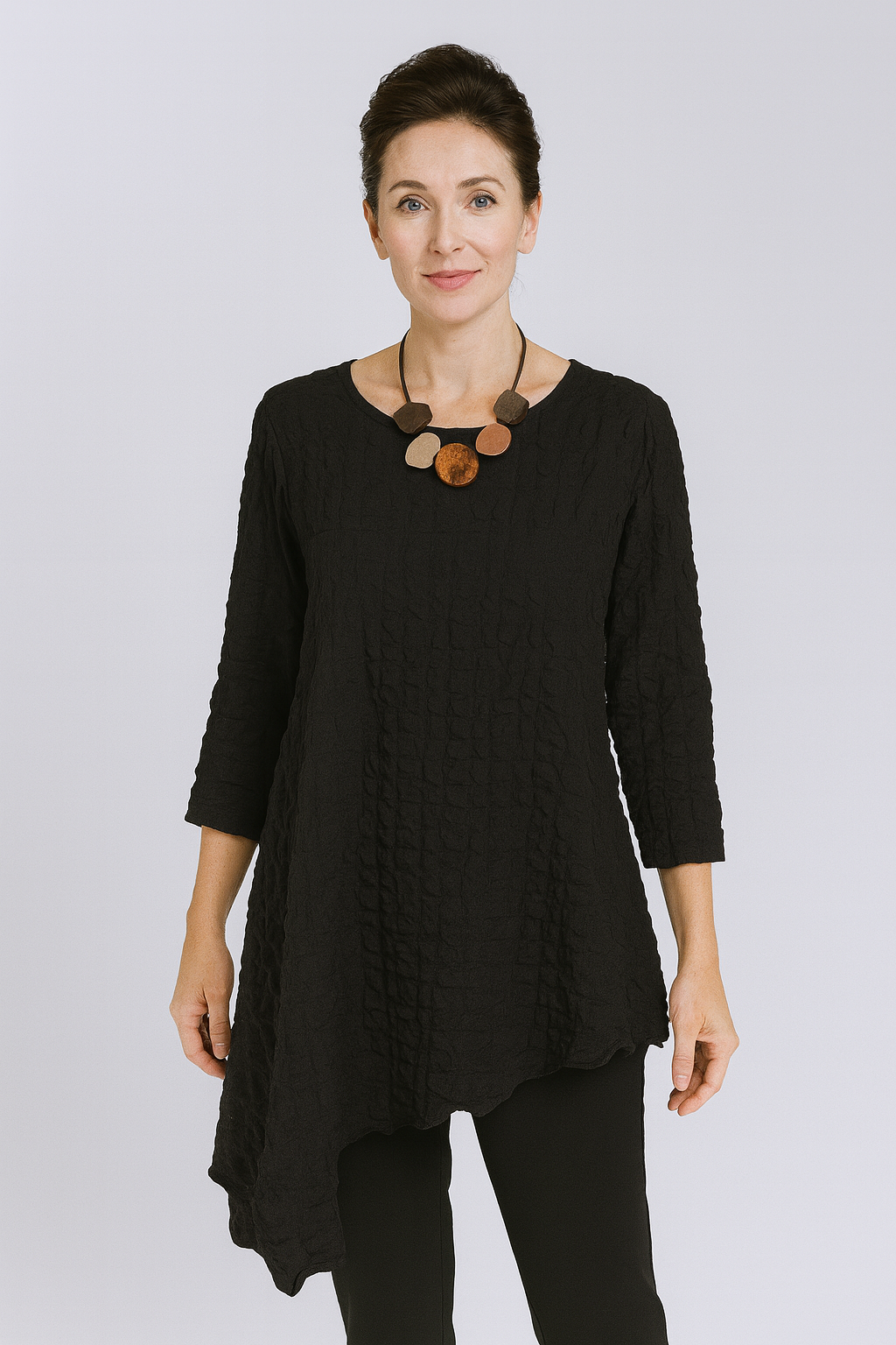 IC Collection Pucker Knit Tunic-IC-4185T