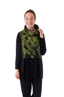 Sun Kim Jacquard Wire Collar Vest-ME155JP