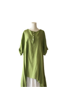 M-Made in Italy Linen Dress-19-9301U