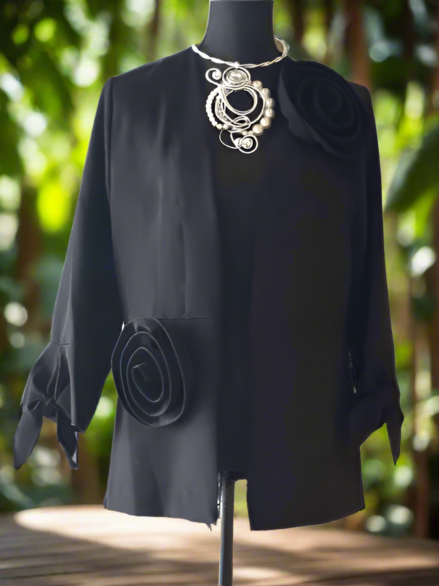 IC Collection Two Roses Jacket-IC-5863J