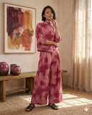 Alembika Ozai N Ku Aurela Wide Trouser, Geo Pink-860624