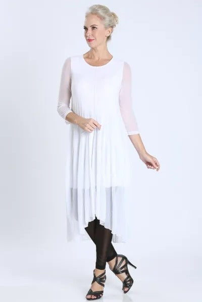 IC Collection Comfy Sheer Long Tunic/ Dress | Unique Apparel USA