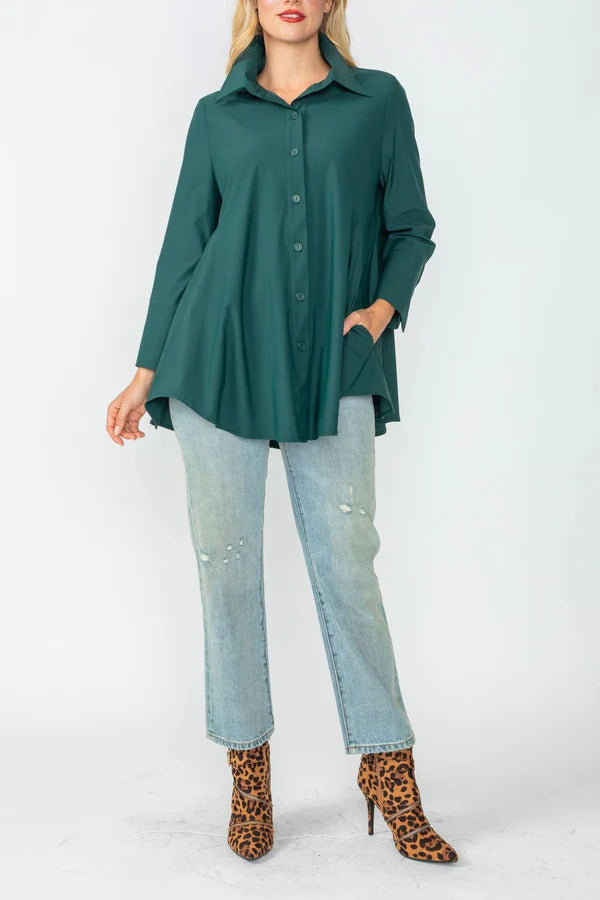IC Collection Button Down Pradda Top-IC-3778B