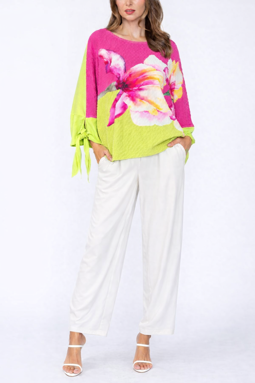 IC Collection Tie Sleeve Tunic-7912T