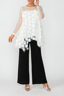 IC Collection Petal Sleeve Top 6495T