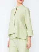 IC Collection Textured Asymmetrical Jacket-IC-4379J