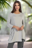 By JJ Breeze Side Pocket Tunic-055T