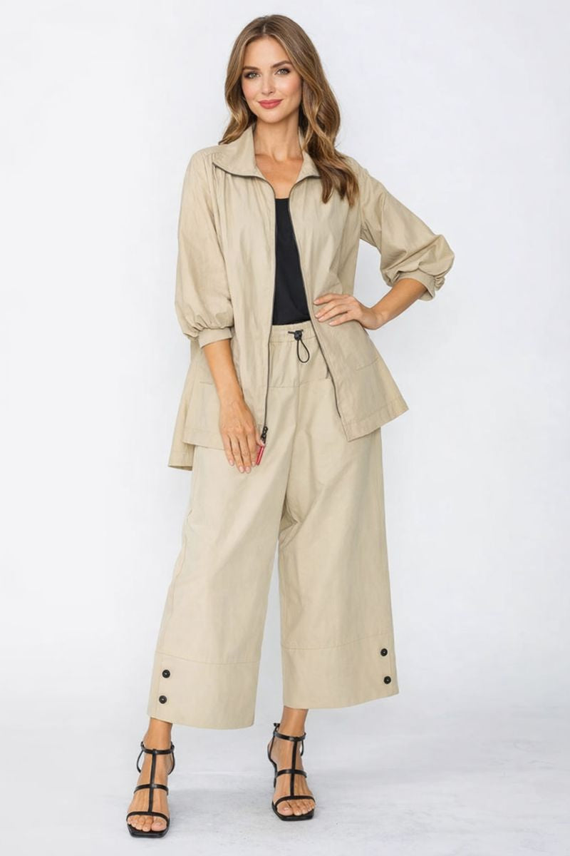 IC Collection Nylon Elastic Waist Pant-C1069P