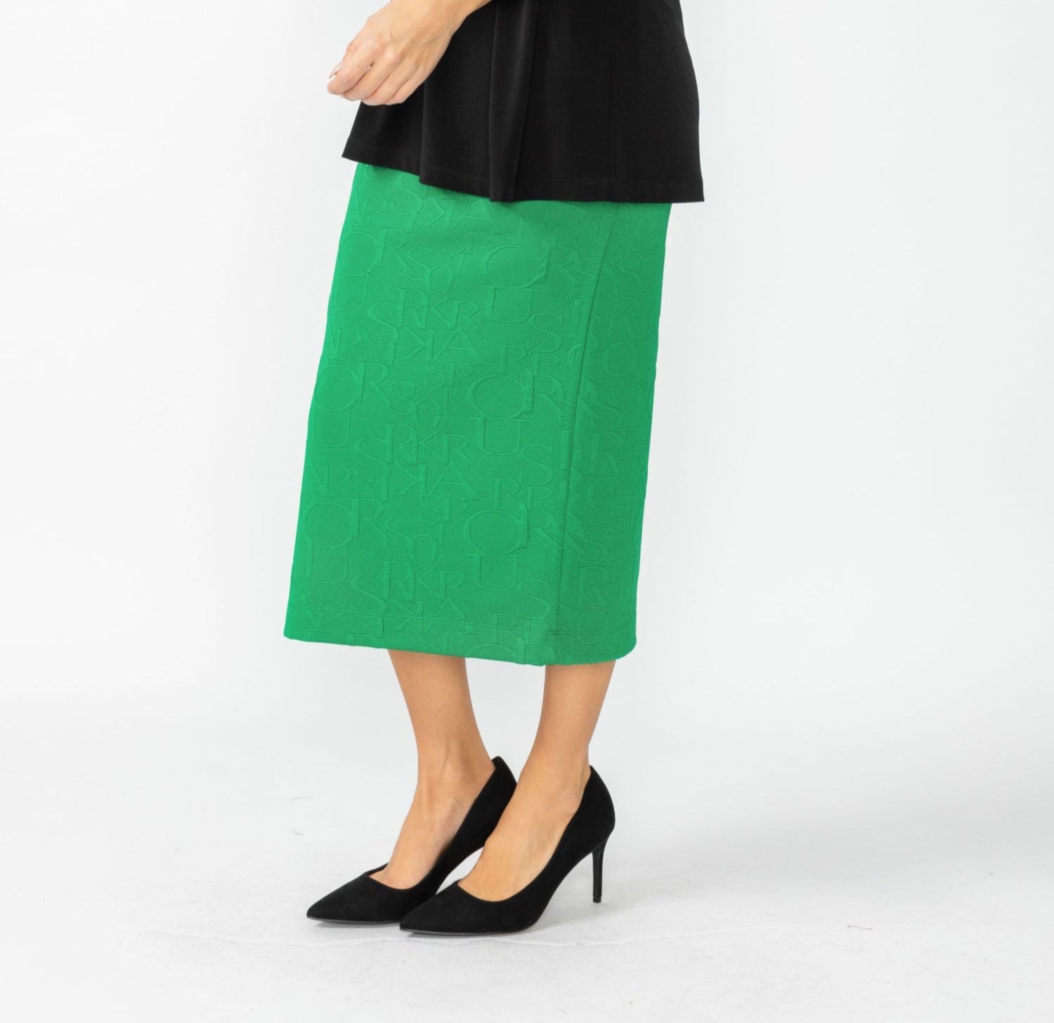 IC Collection Alphabet Embossed Skirt-IC-4550S