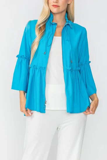 IC Collection Short Peplum Jacket | Unique Apparel USA