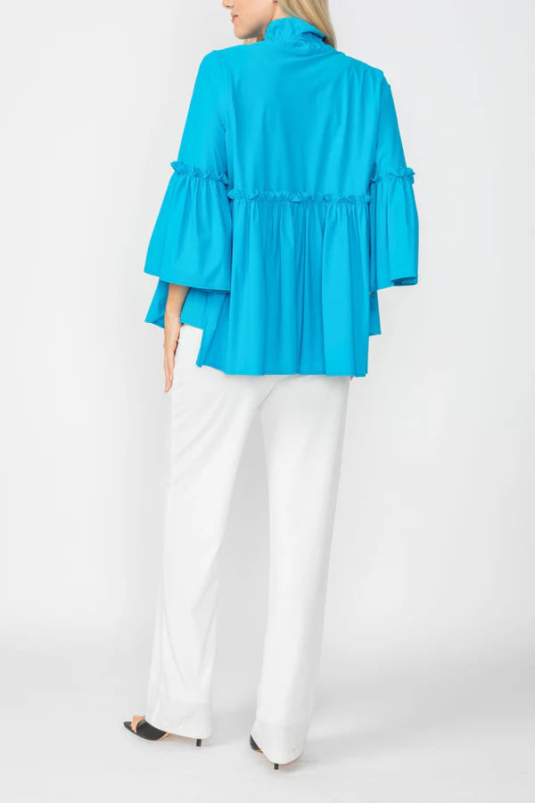 IC Collection Short Peplum Jacket-IC-4646J