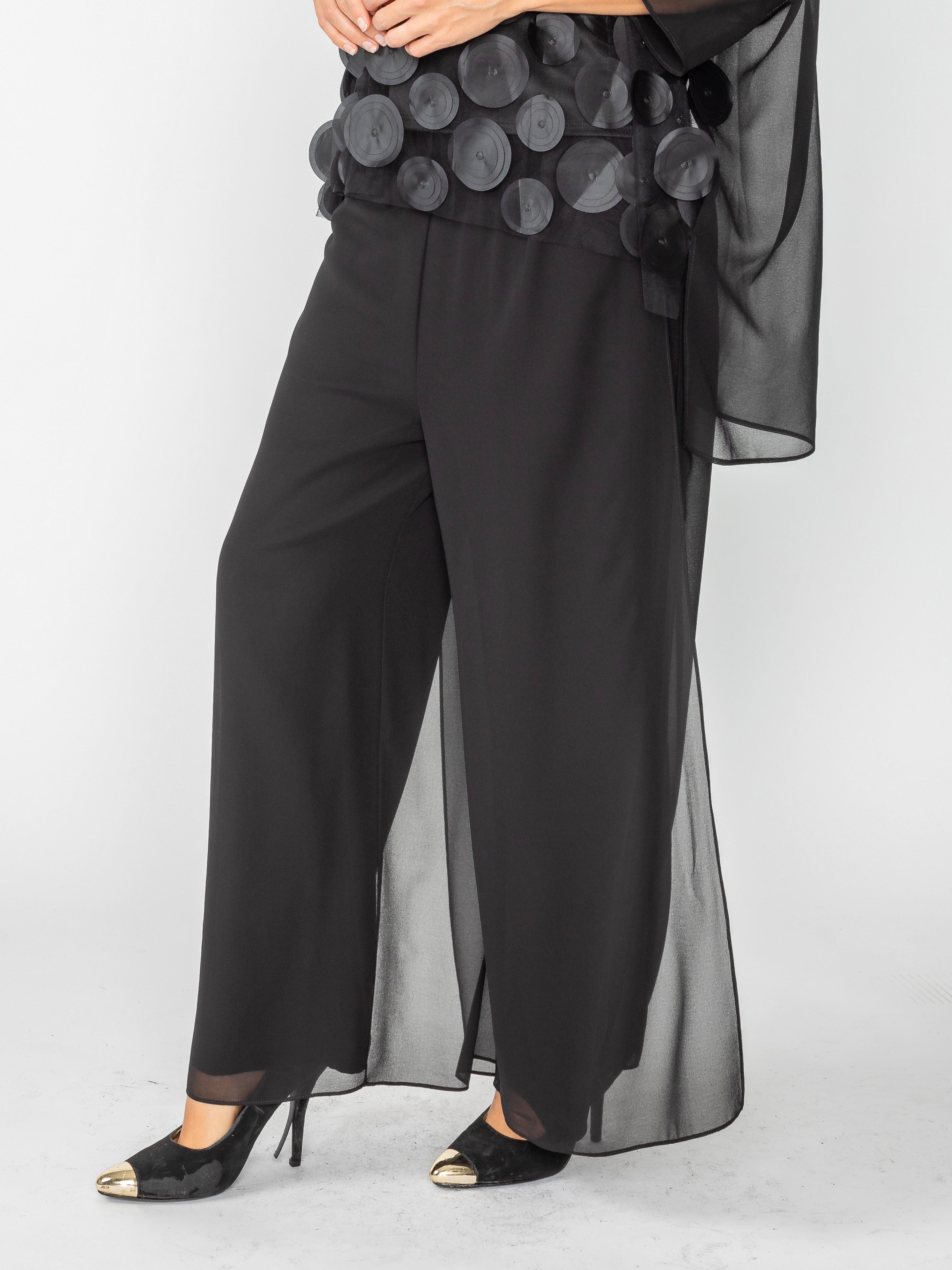IC Collection Chiffon Layered Pant-IC-4690P