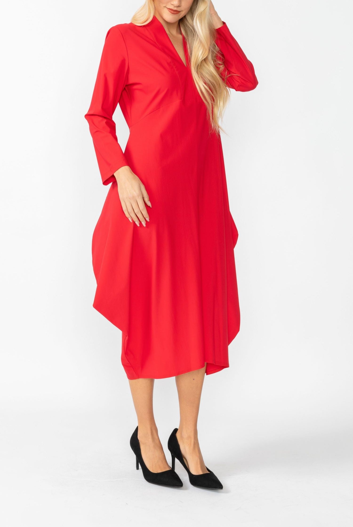 IC Collection V-Neck Dress | Unique Apparel USA