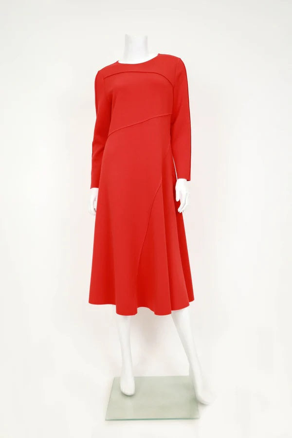 IC Collection Asymmetrical Cut-Line Dress-IC-4749D