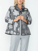 IC Collection Blossom Jacquard Open Jacket-IC-4757J