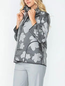 IC Collection Blossom Jacquard Open Jacket-IC-4757J