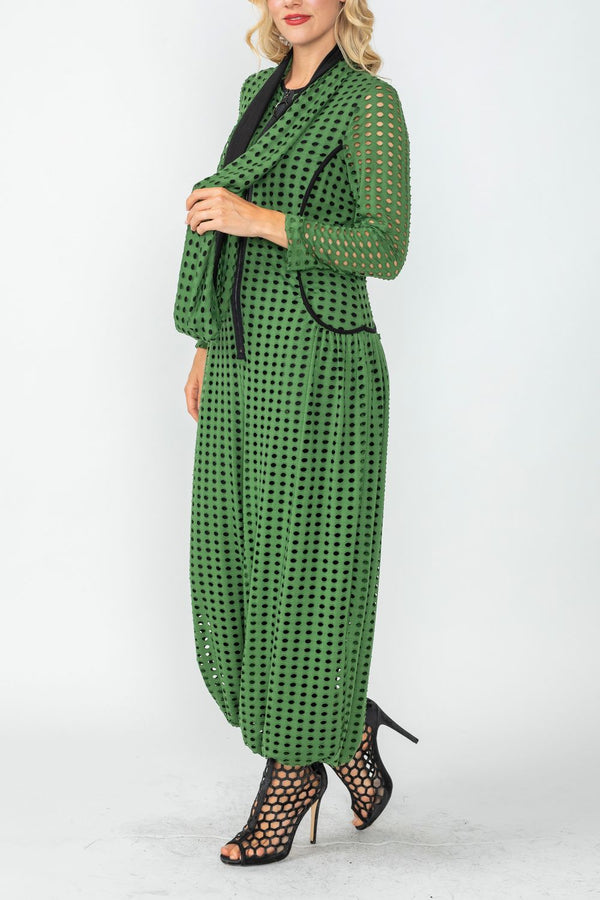 IC Collection Balloon-Bottom Jumpsuit-IC-4770JS