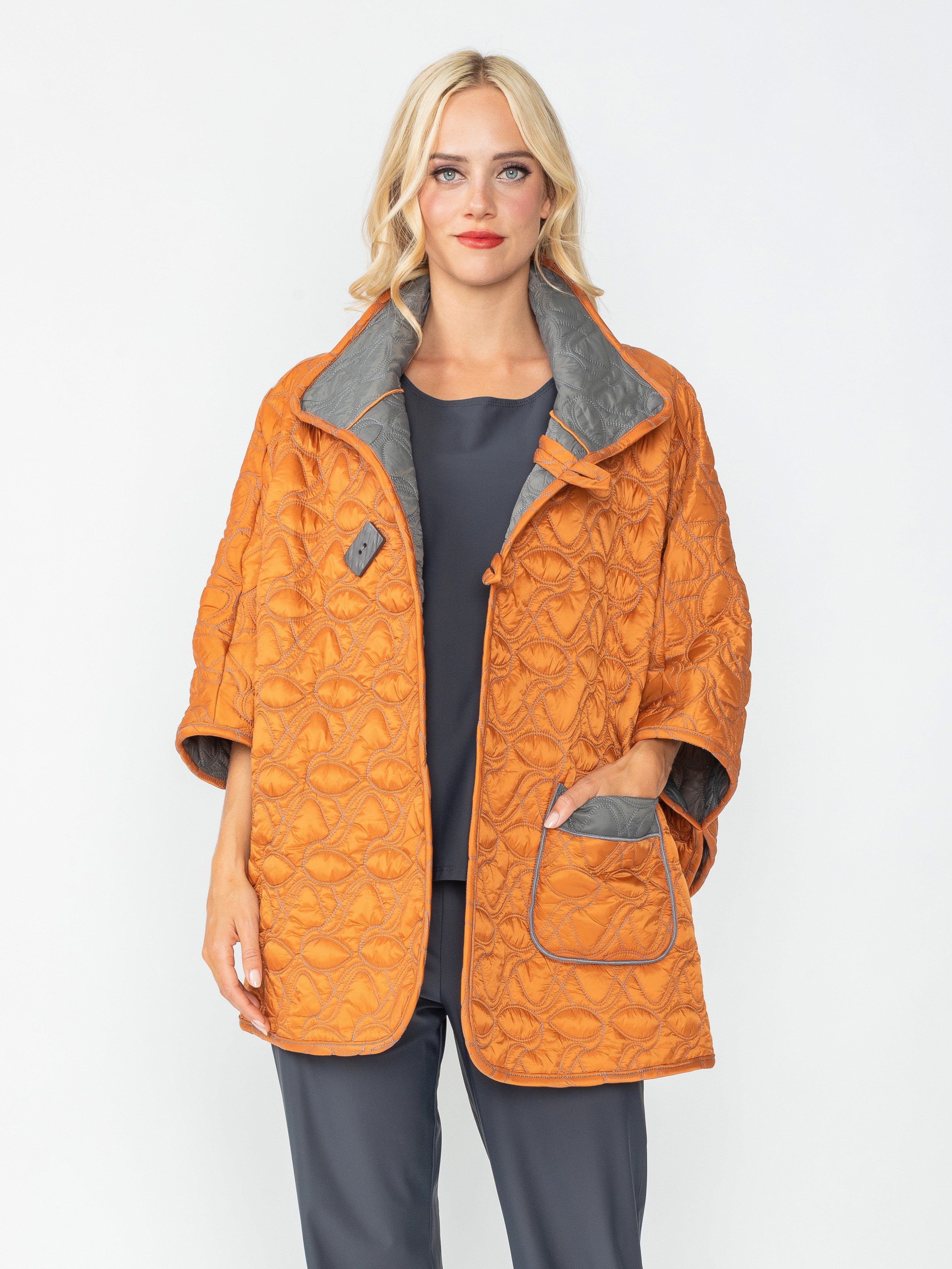 IC Collection Reversible Poncho-IC-4779J