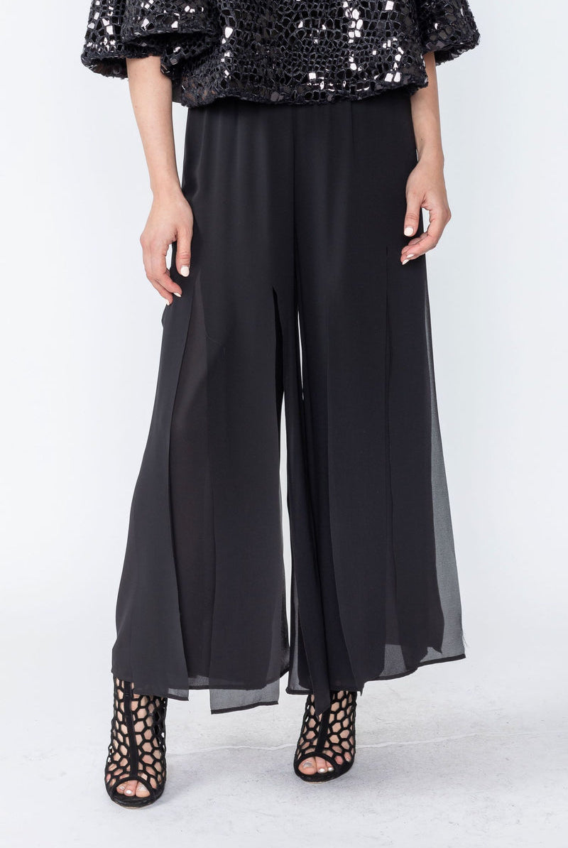 IC Collection Chiffon Classic Pant | Unique Apparel USA