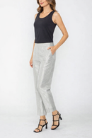 IC Collection Front Pintuck Slim Pants-7630P
