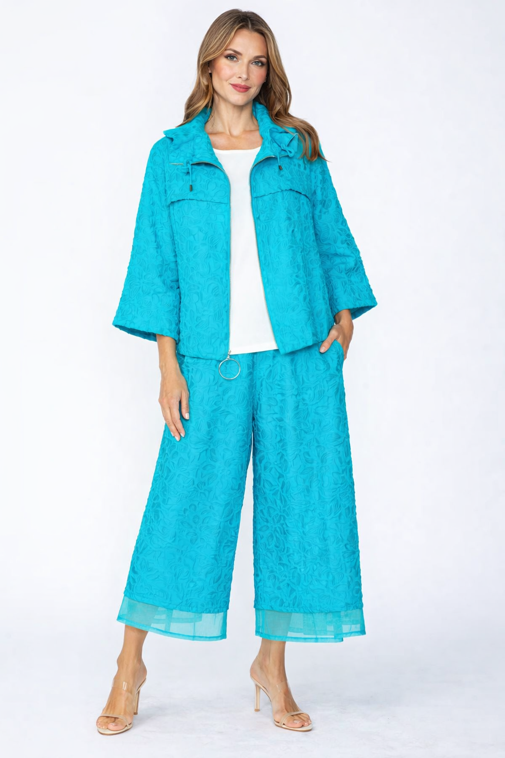 IC Collection Crop Collar Jacket-7786J