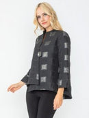 IC Collection Hi Fashion Asymmetric Lightweight Jacket-IC-5077J