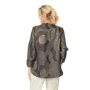 IC Collection One Button Shimmer Jacket-IC-6706J