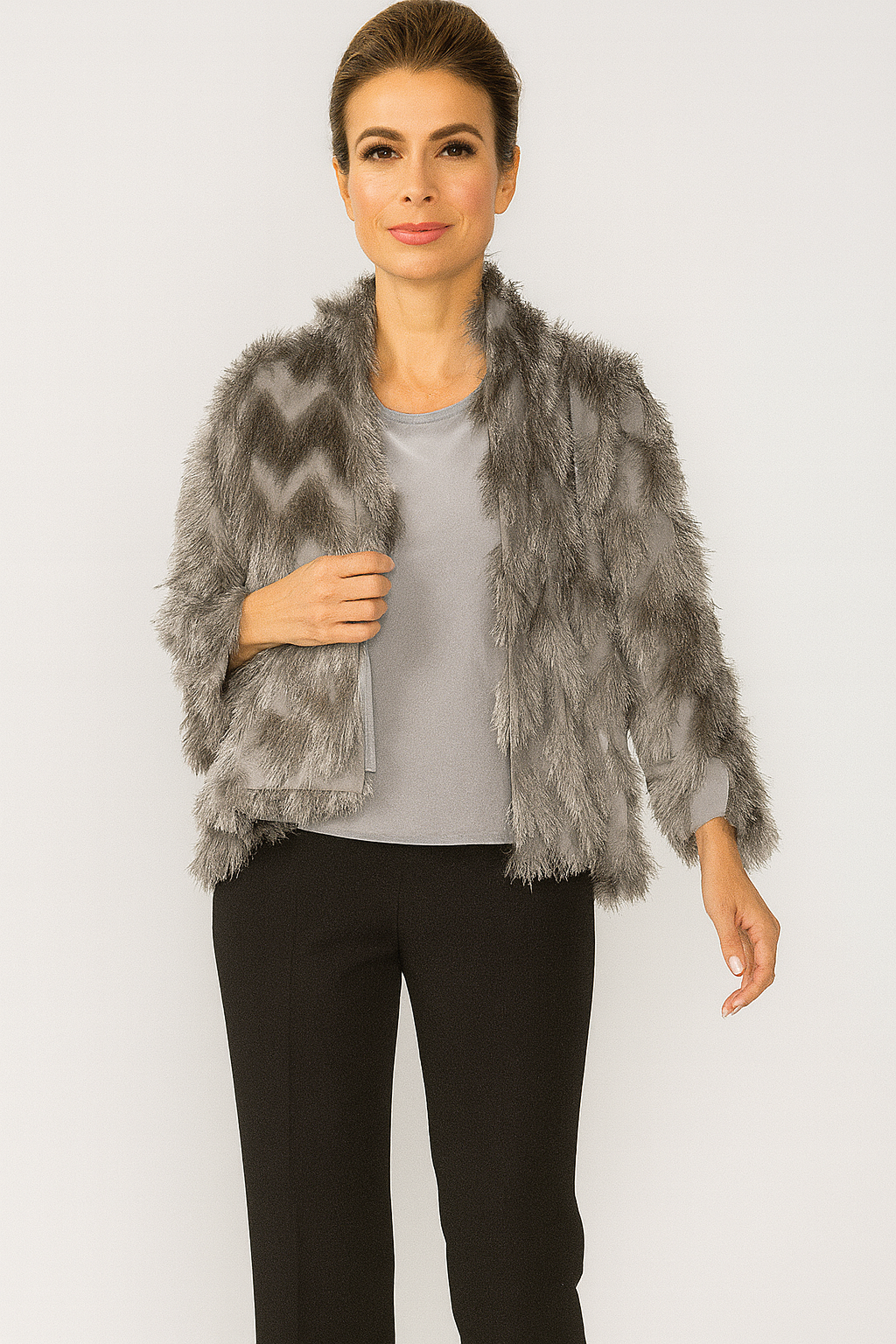 IC Collection Wave Feather Jacket-IC-6966J